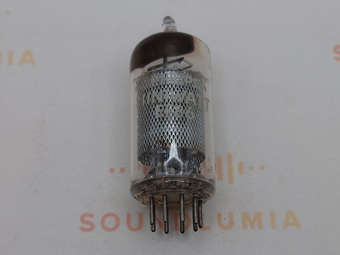 Mullard EF86 Long Mesh Plates Square Getter
