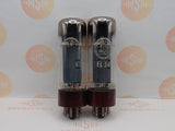 Mazda EL34 vacuum tube with DD Getter and Brown Base, image 30