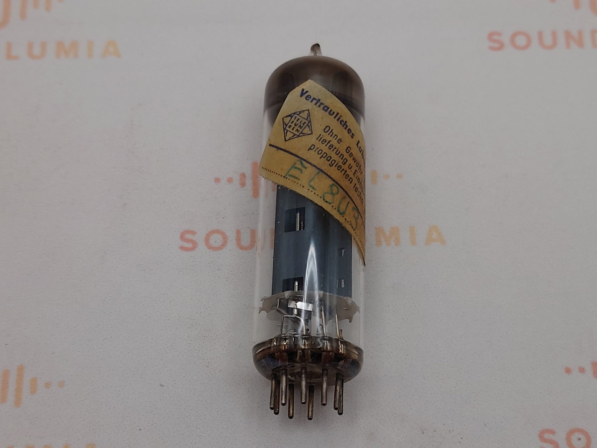 Telefunken EL803S Labormuster vintage vacuum tube diamond bottom laboratory sample NOS