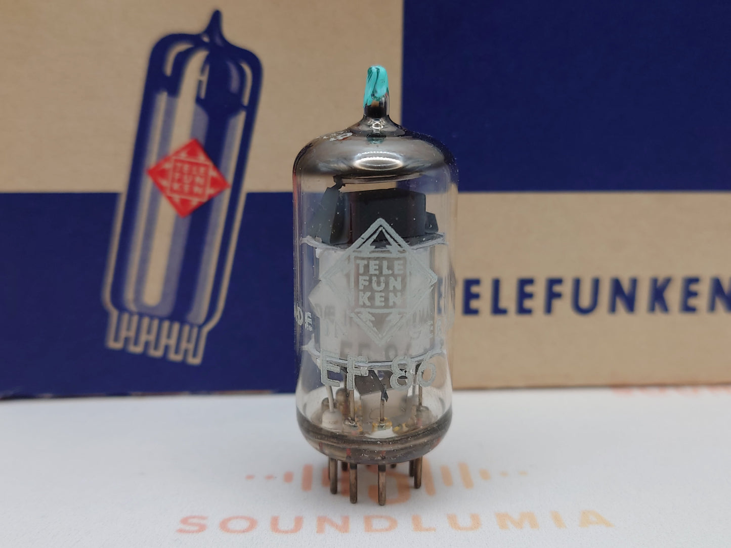 Telefunken EF86 6267 Silver Plates O-getter ◇ Bottom