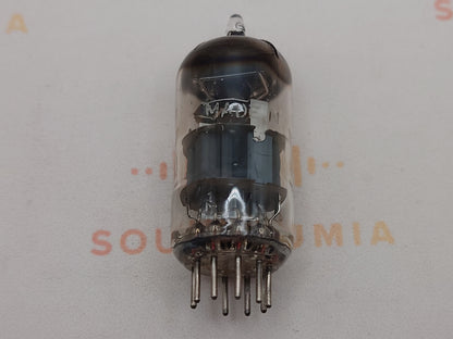 2x Amperex ECC88 D-ゲッター ピンチドウエスト イエロー/グリーンチップ ヘールレン '57 - ニアNOS