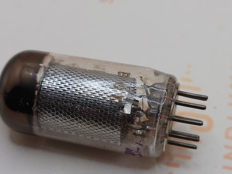 Mullard EF86 9R1 vacuum tube with Mesh Plate and SQ Getter, image 31