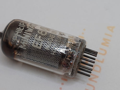 Mullard EF86 9R1 vacuum tube with Mesh Plate and SQ Getter, image 32