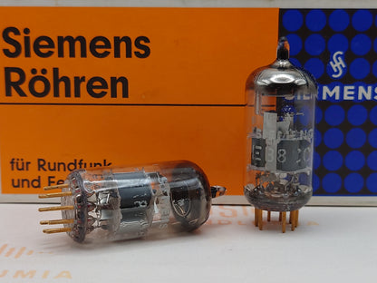 Siemens E88CC 6922 Silver Shields - Germany