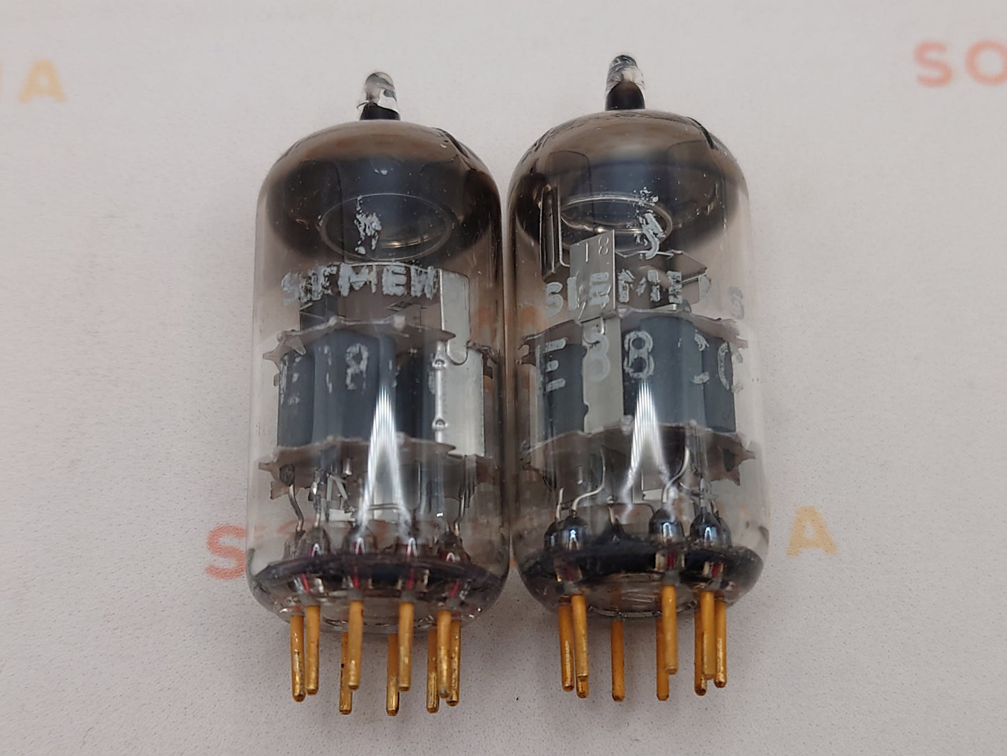 Siemens E88CC 6922 Silver Shields - Germany