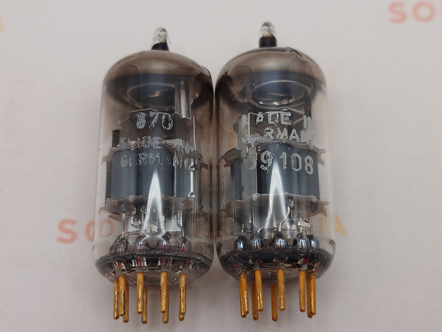 Siemens E88CC 6922 Silver Shields - Germany