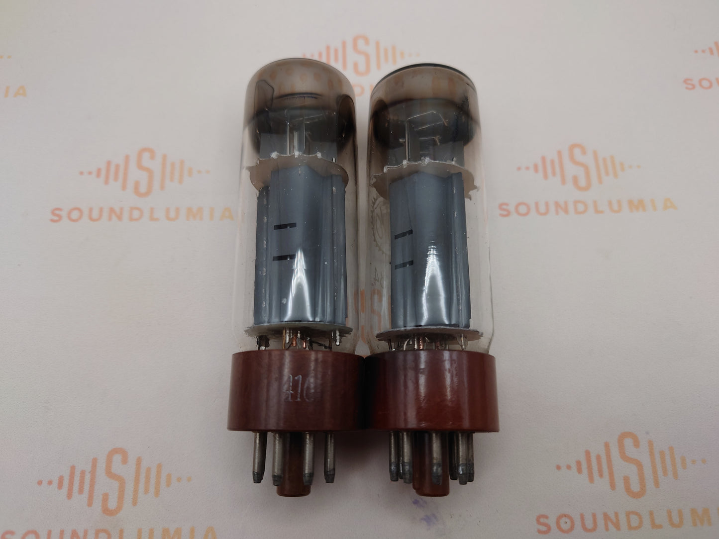 Mazda EL34 DD Getter Braune Basis - Philips/Valvo Etiketten - Brüssel