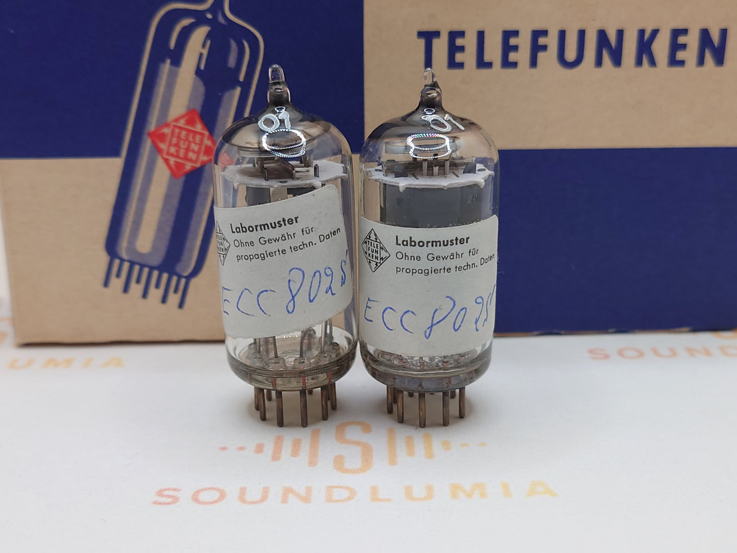 Telefunken ECC802S 6189 ◇ Fond