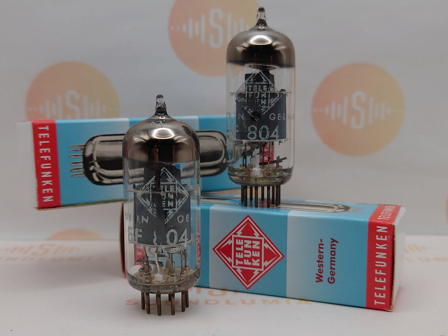 Telefunken EF804 Gray Plates O-getter ◇ Bottom