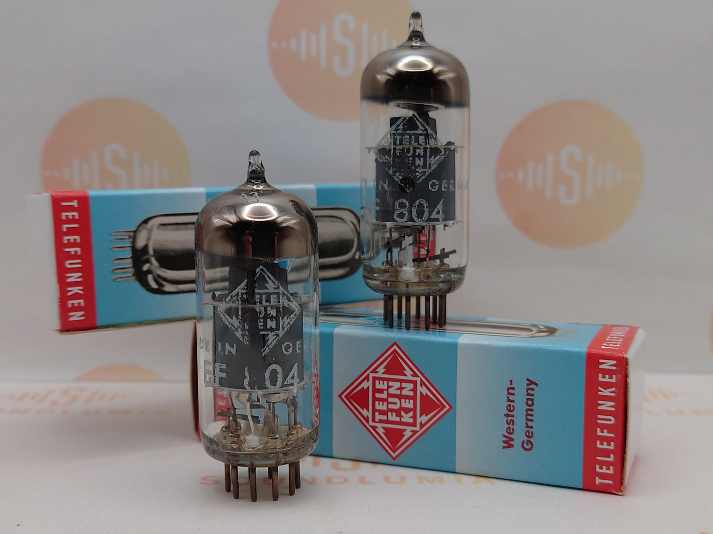 Telefunken EF804 Gray Plates O-getter ◇ Bottom