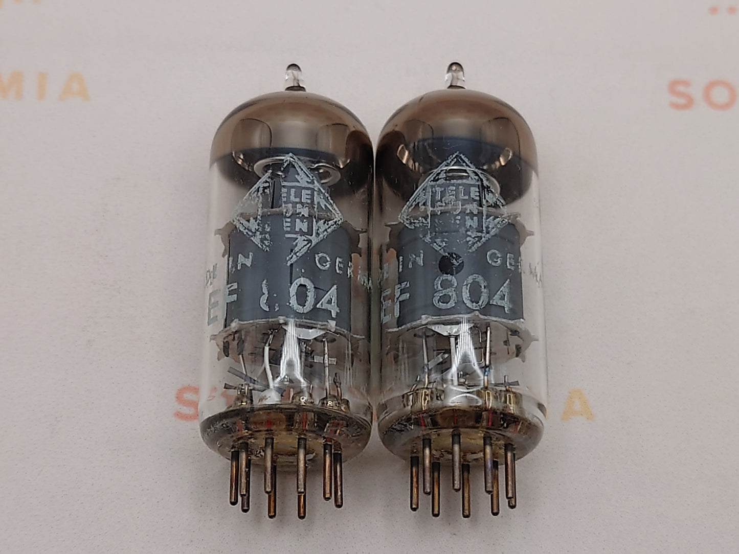 Telefunken EF804 Gray Plates O-getter ◇ Bottom