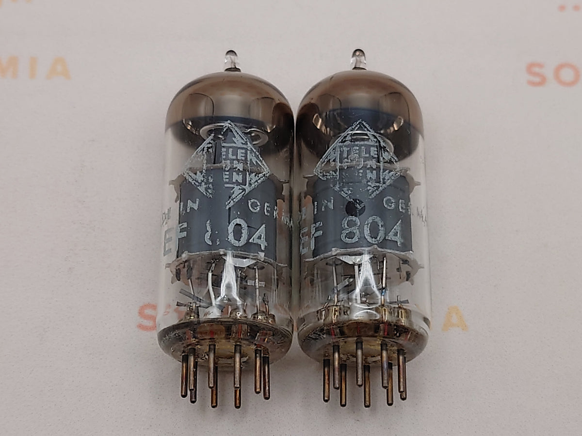 Telefunken EF804 Gray Plates O-getter ◇ Bottom