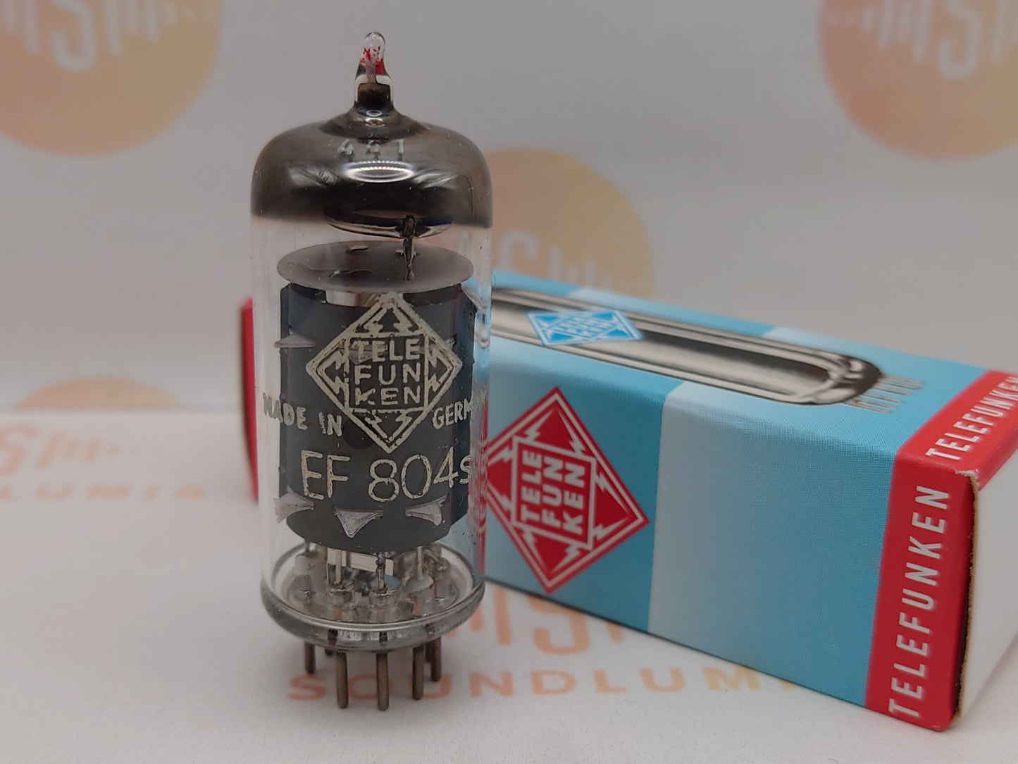 Telefunken EF804S Getter O ◇ Inferiore