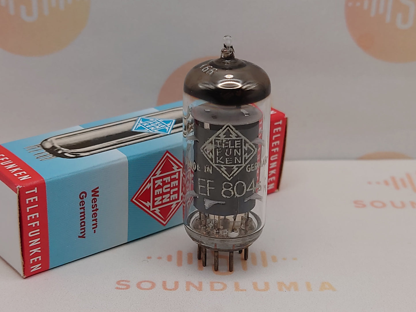 Telefunken EF804S Getter O ◇ Inferiore