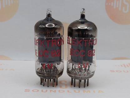 Siemens ECC82 12AU7 Long Plates Square Getter - Munich