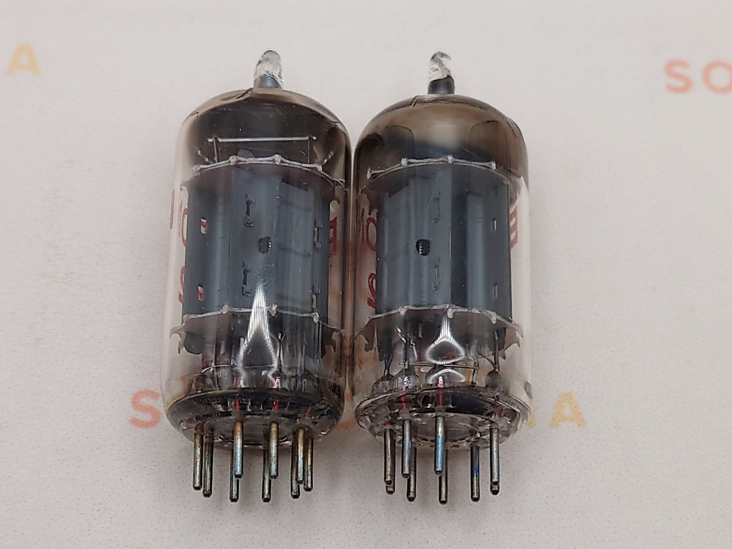 Siemens ECC82 12AU7 Long Plates Square Getter - Munich