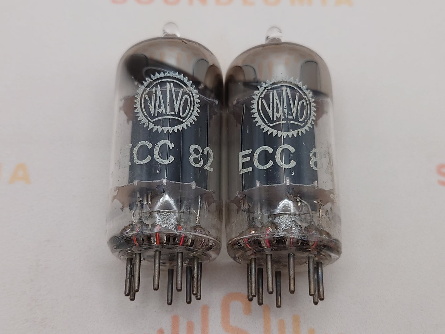 Valvo ECC82 12AU7 Lange Platten 30° Hamburg