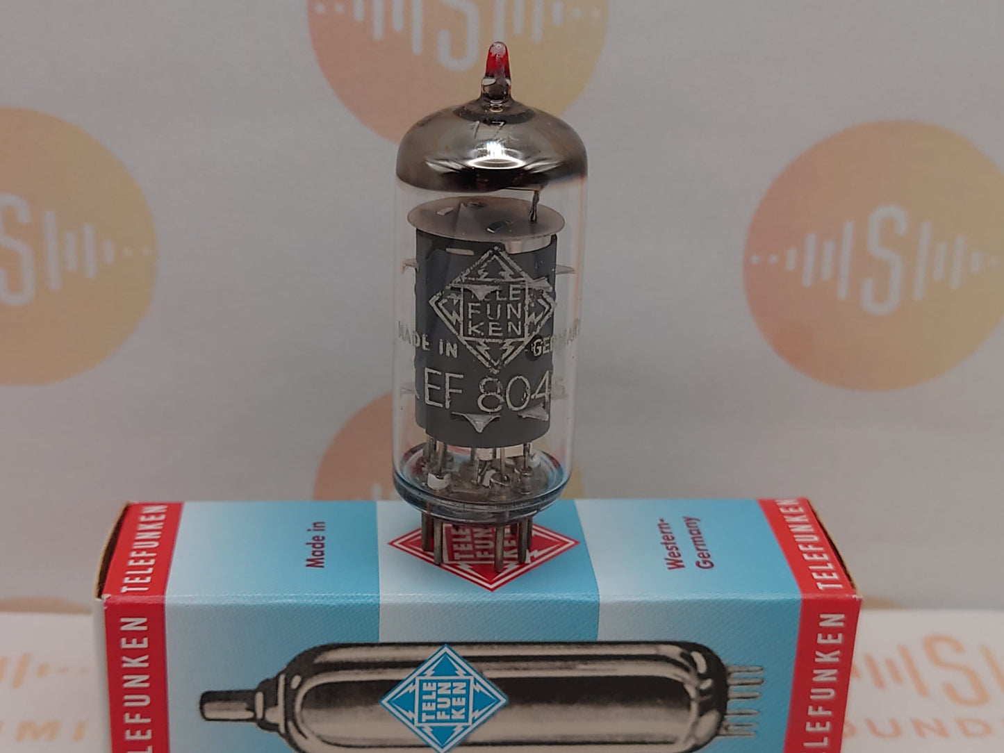 Telefunken EF804S Getter O ◇ Inferiore