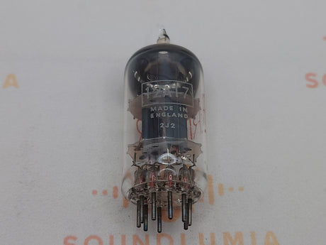 Brimar ECC81 vacuum tube with Black Plate and SQ Getter, image 20