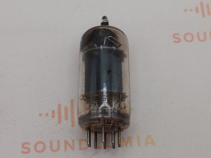 1x Marconi B329 (ECC82+) Getter carré Verre froissé - Grande-Bretagne  