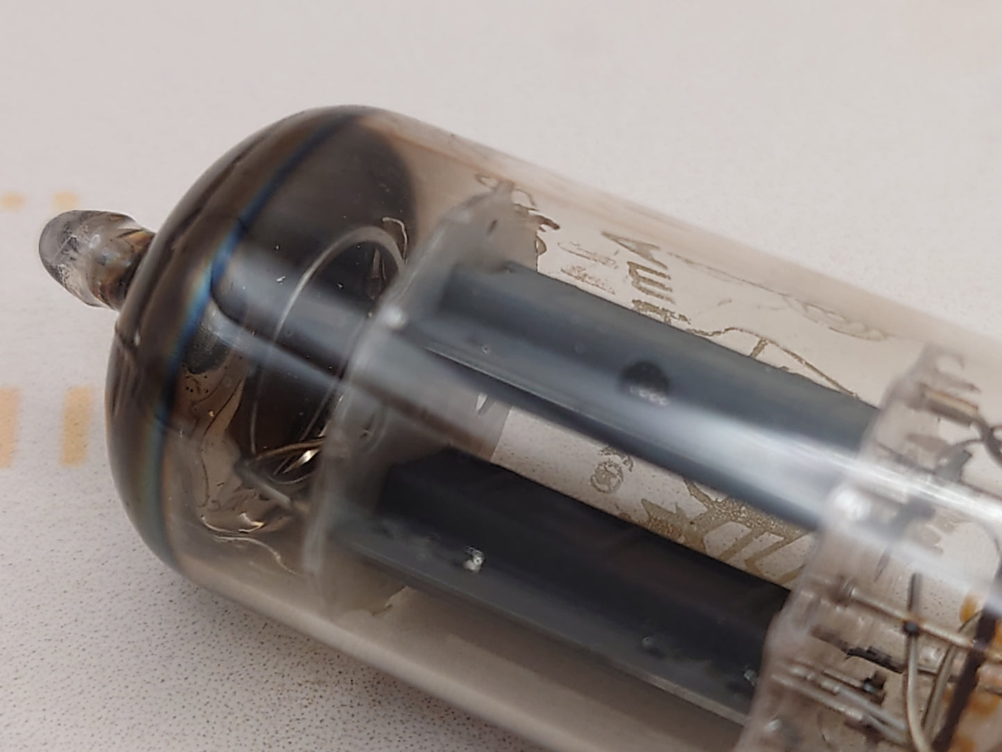 Mullard ECC82 12AU7 vacuum tube with O-Getter and Long Plates, image 10