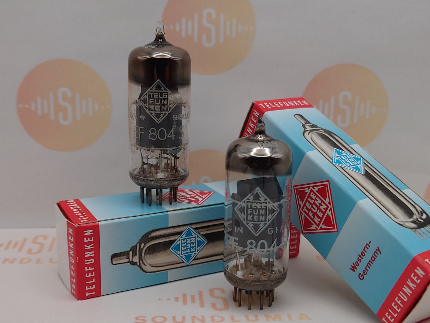 Telefunken EF804S Getter O ◇ Inferiore