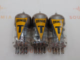 Brimar 6060 ECC81 Yellow T Flag O-getter BVA