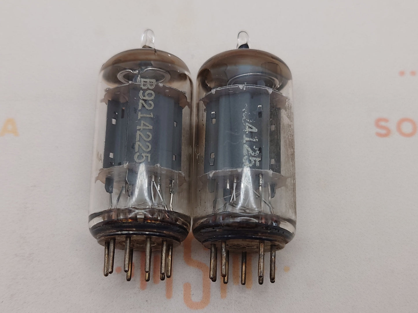 Telefunken ECC82 12AU7 Plaques lisses Berlin