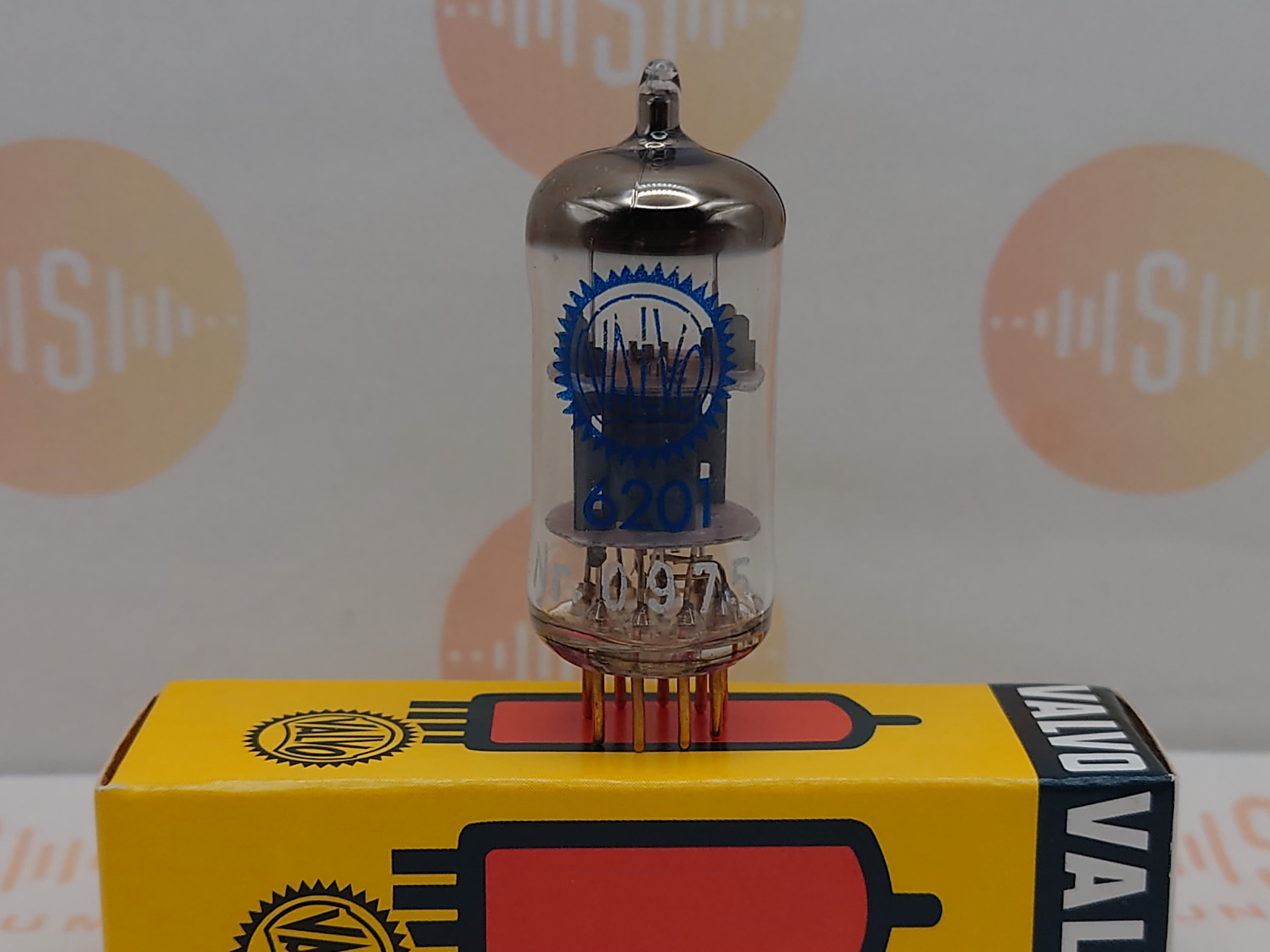 Valvo E81CC 6201 Vacuum Tube | O-Getter | Pinched Waist | Soundlumia