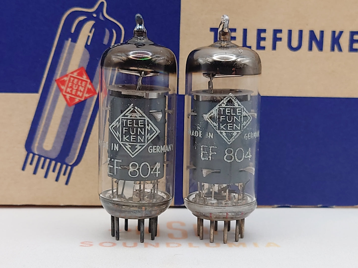 Telefunken EF804 Gray Plates O-getter ◇ Bottom