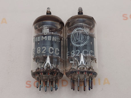 E82CC Matched Pair - Siemens/Valvo Labels '69 - NOS