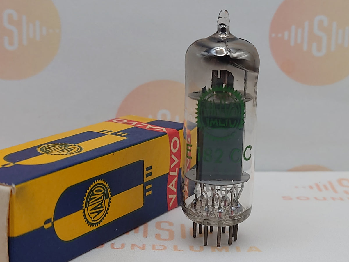 Valvo E182CC vacuum tube with D-Getter and Pinched Waist, image 1