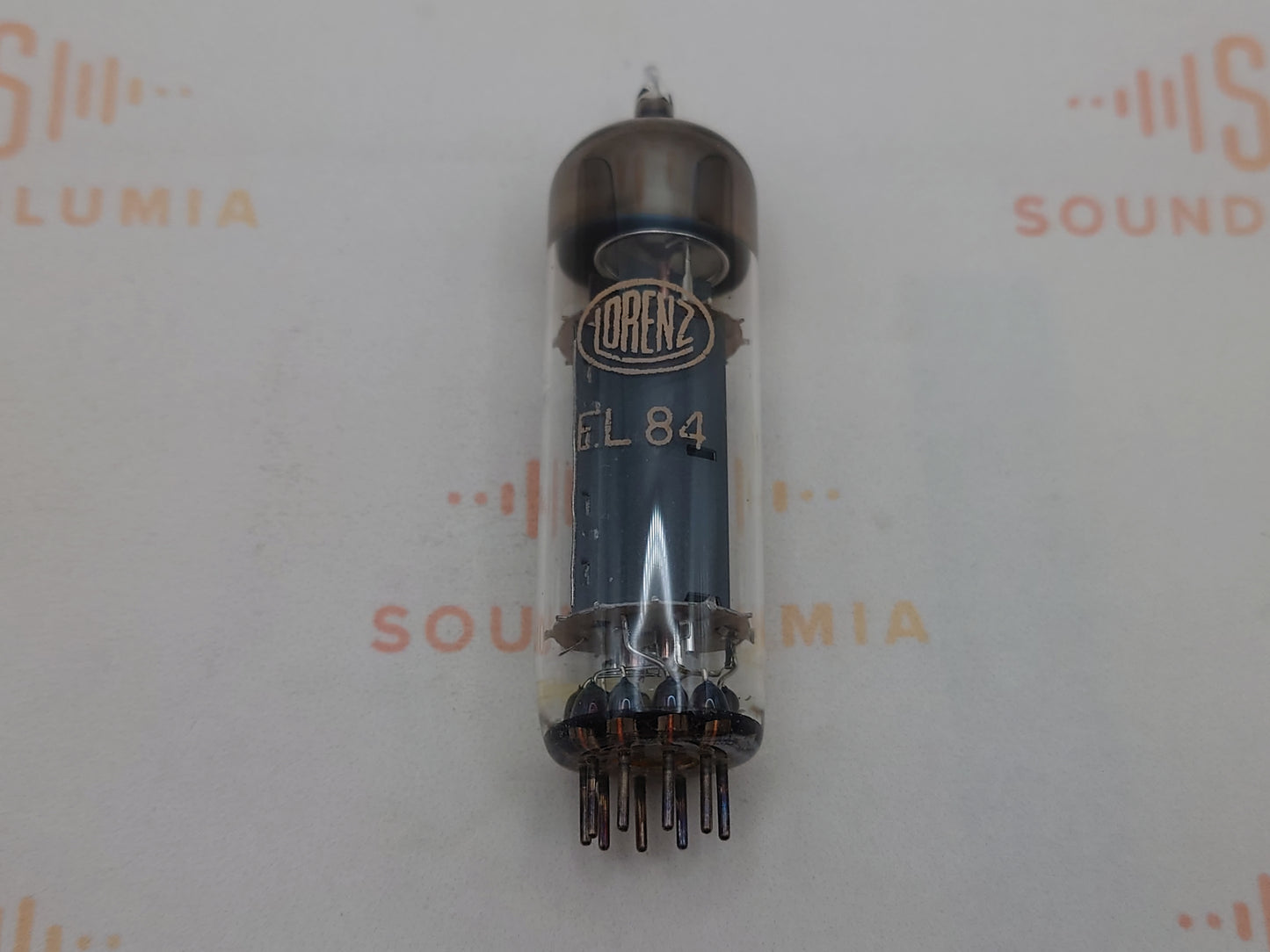 1x Lorenz EL84 6BQ5 - Round White Logo - Stuttgart 1950s
