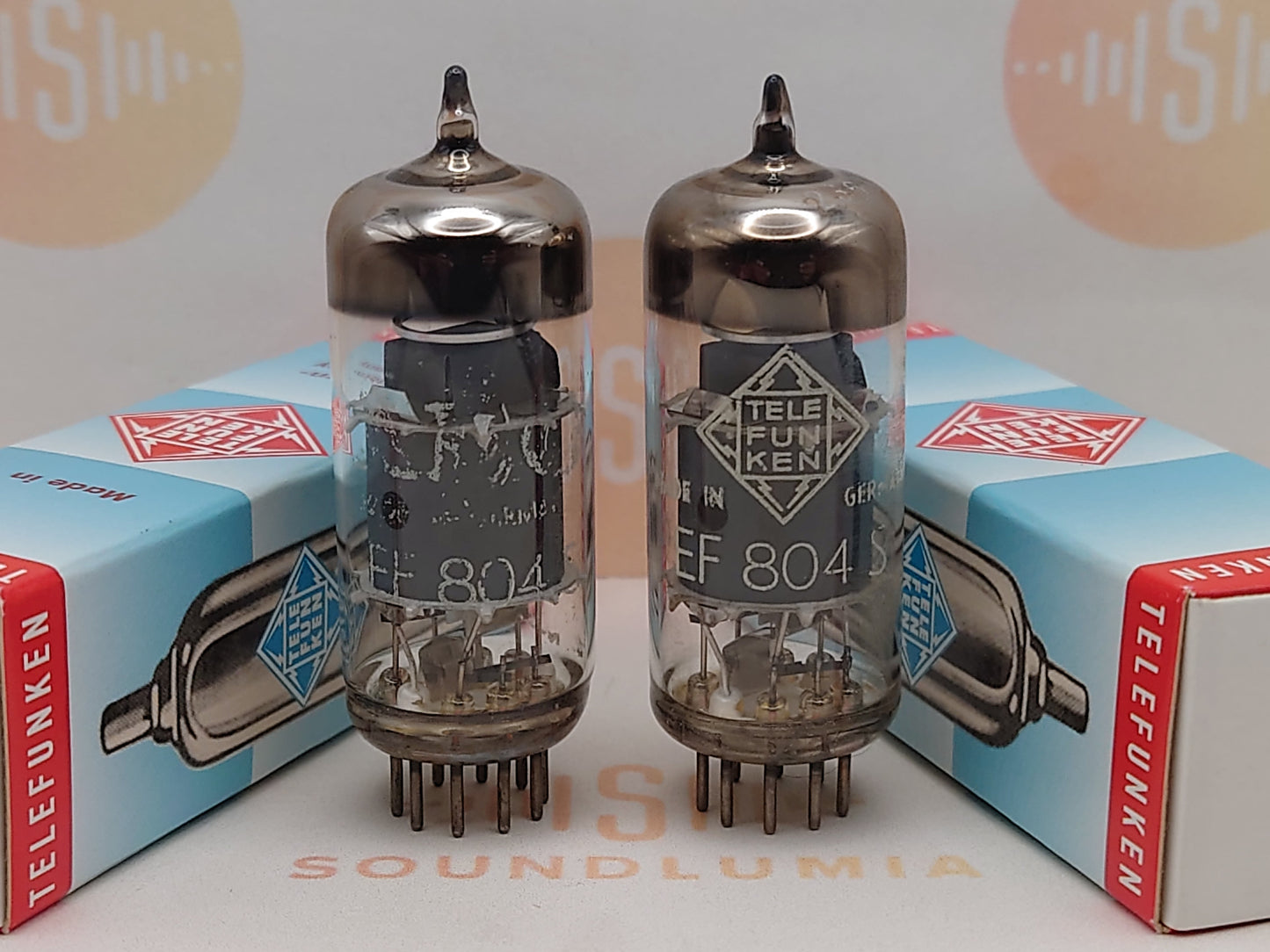 Telefunken EF804S Getter O ◇ Inferiore