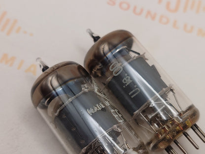 Telefunken EF86 灰板 O-吸附剂 配对 ◇ 底部 - Valvo 标签 - 全新
