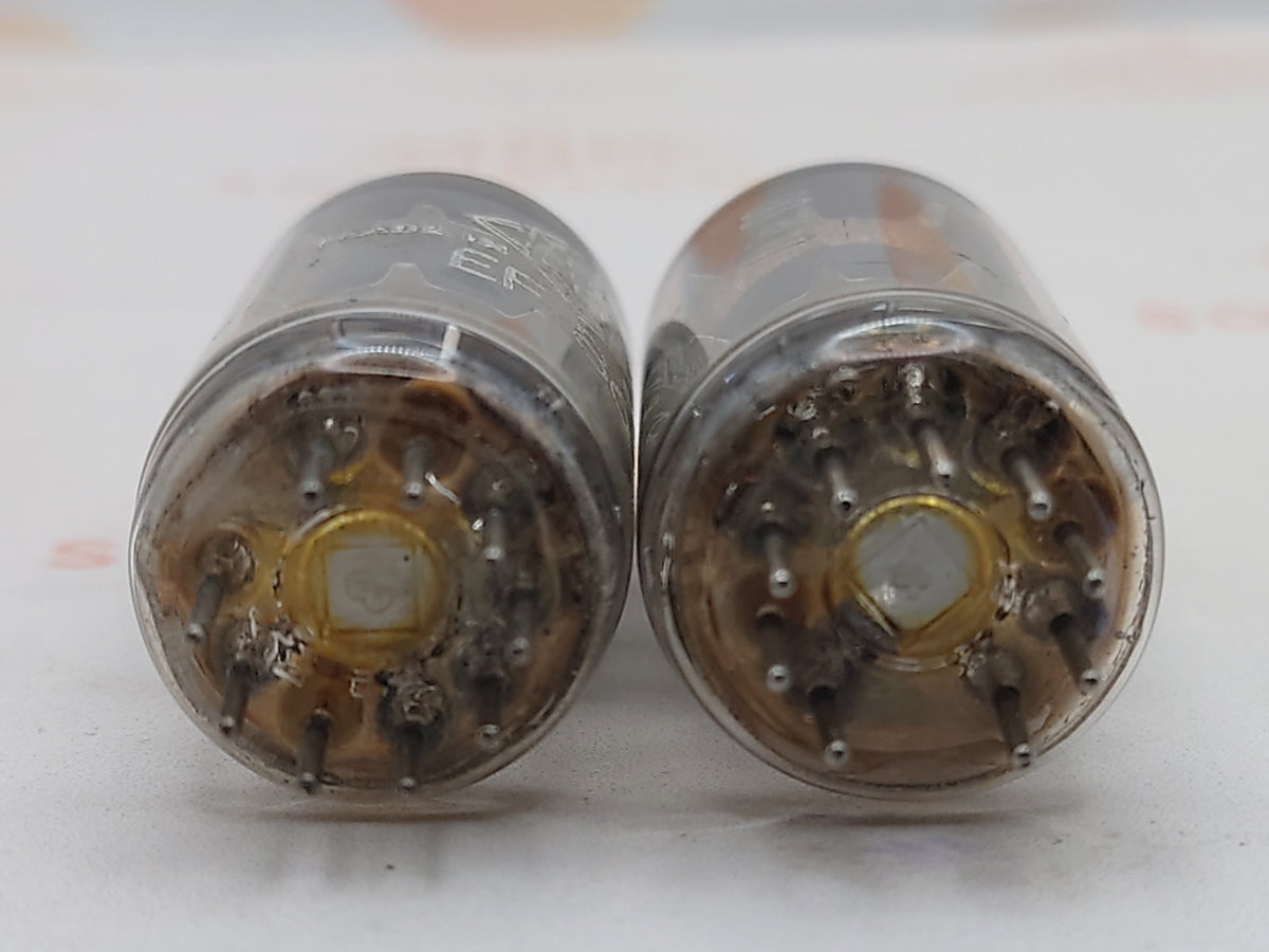 Telefunken EF86 灰板 O-吸附剂 配对 ◇ 底部 - Valvo 标签 - 全新