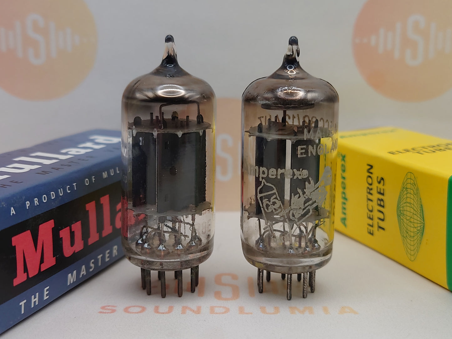 Mullard ECC82 12AU7 Long Plates - Mitcham