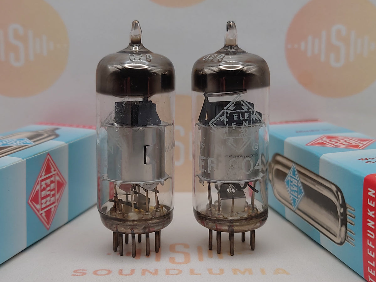 Telefunken EF804 Silver Plates O-getter Diamond Bottom - Ulm