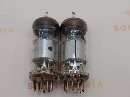 Telefunken EF804 Plaques Argentées O-getter Diamant Fond - Ulm