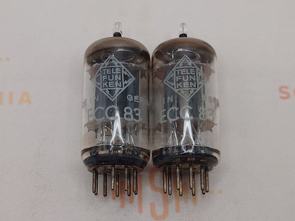 Telefunken ECC83 12AX7 Plaques lisses Berlin