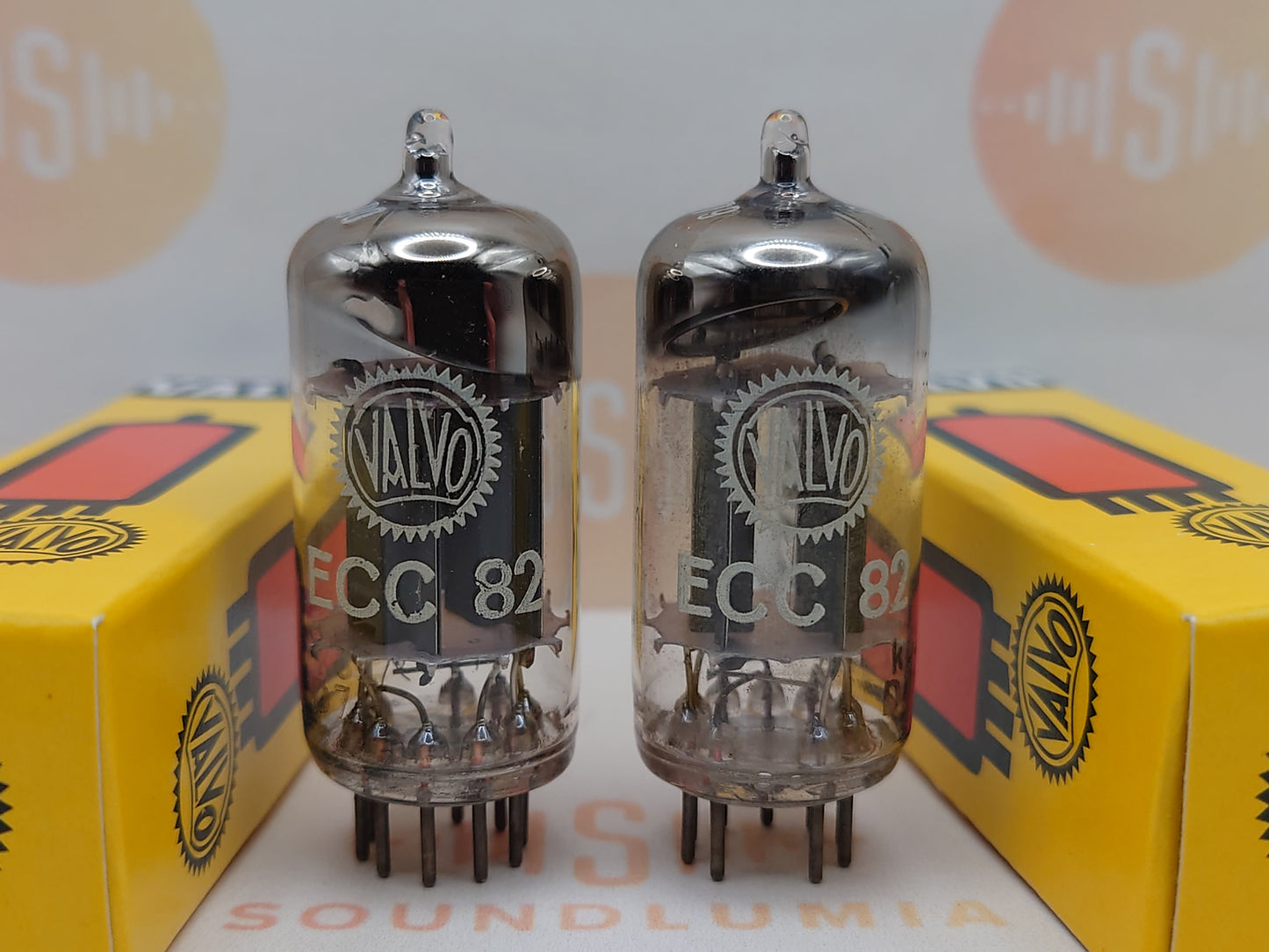 Valvo ECC82 12AU7 vacuum tube with O-Getter and Long Plates, image 64