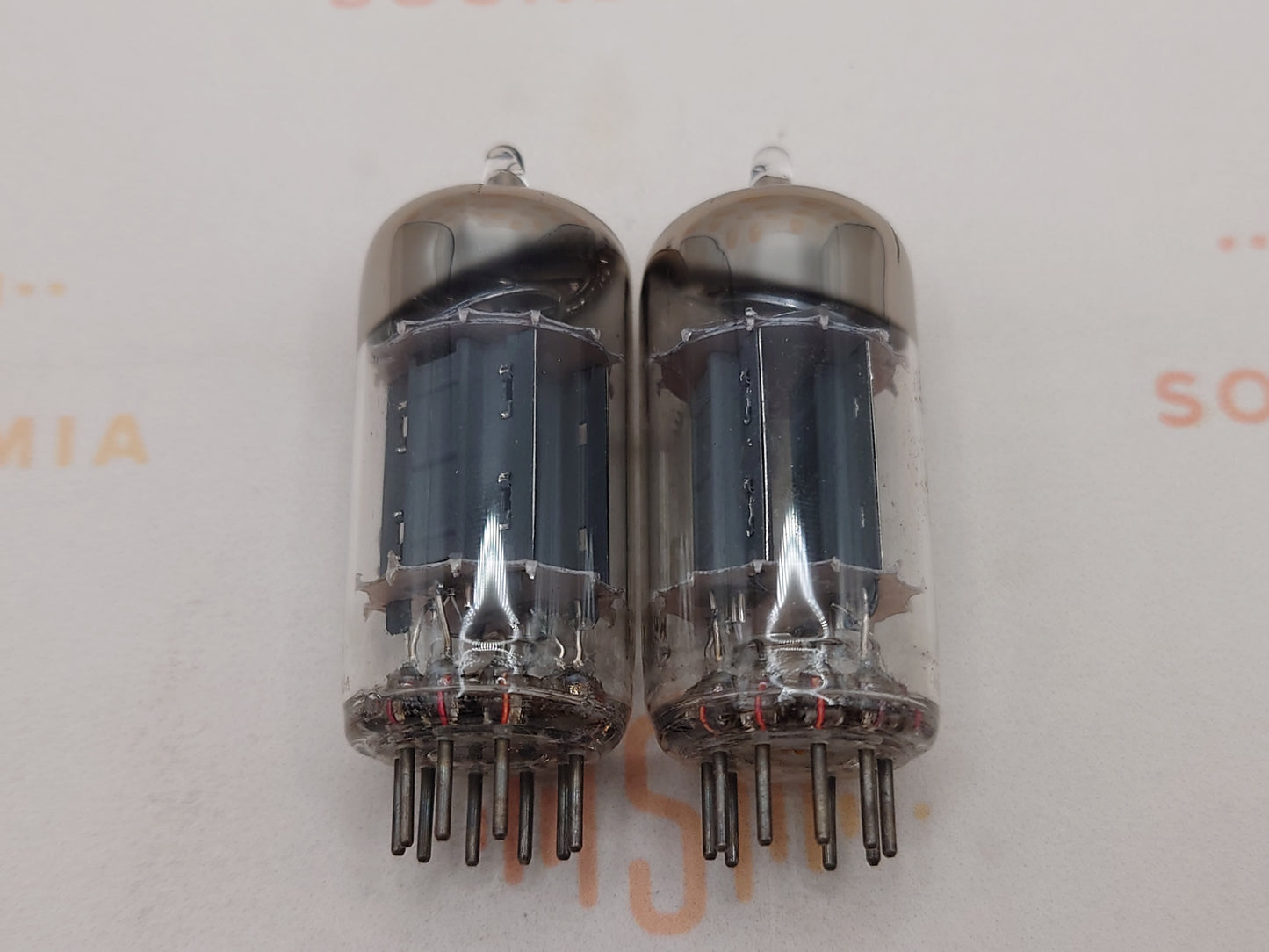 Valvo ECC82 12AU7 vacuum tube with O-Getter and Long Plates, image 66
