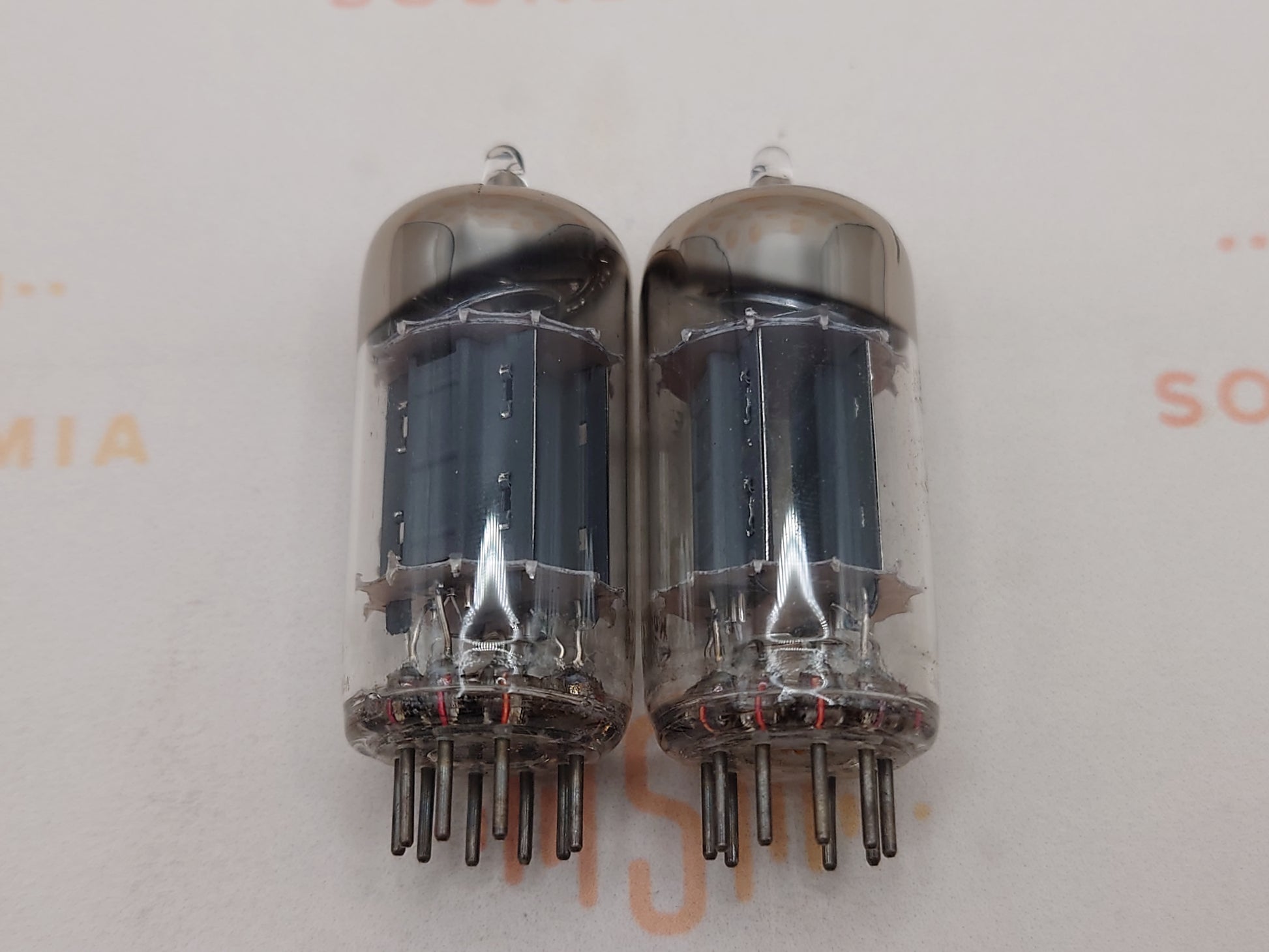 Valvo ECC82 12AU7 vacuum tube with O-Getter and Long Plates, image 66