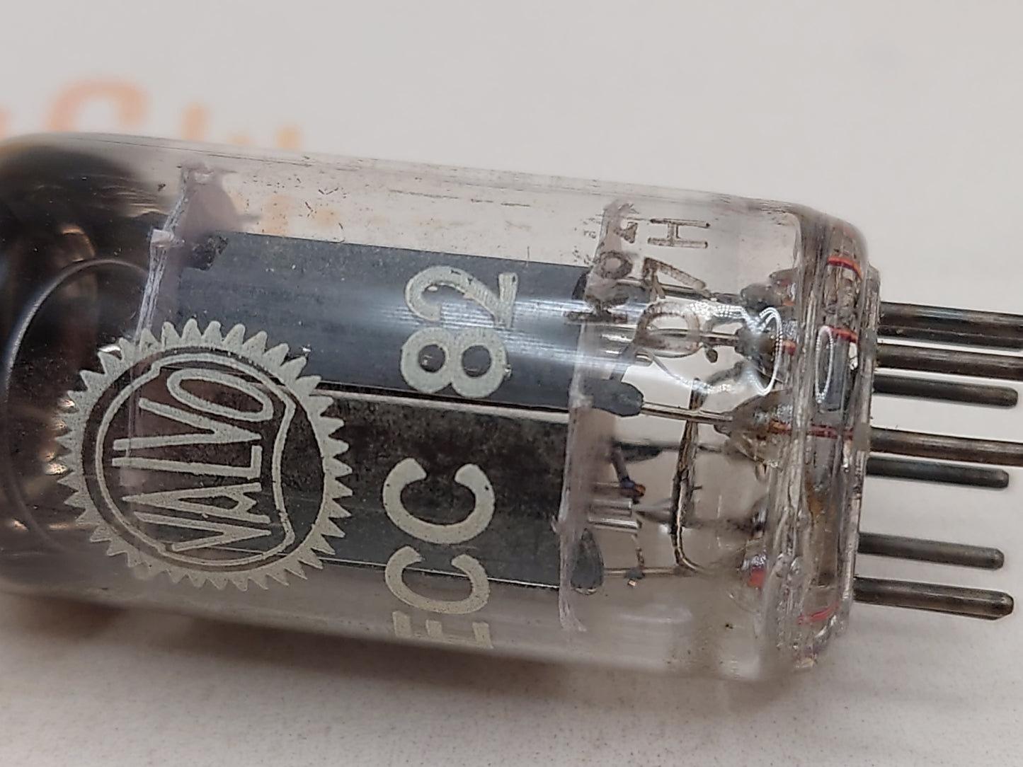 Valvo ECC82 12AU7 vacuum tube with O-Getter and Long Plates, image 67
