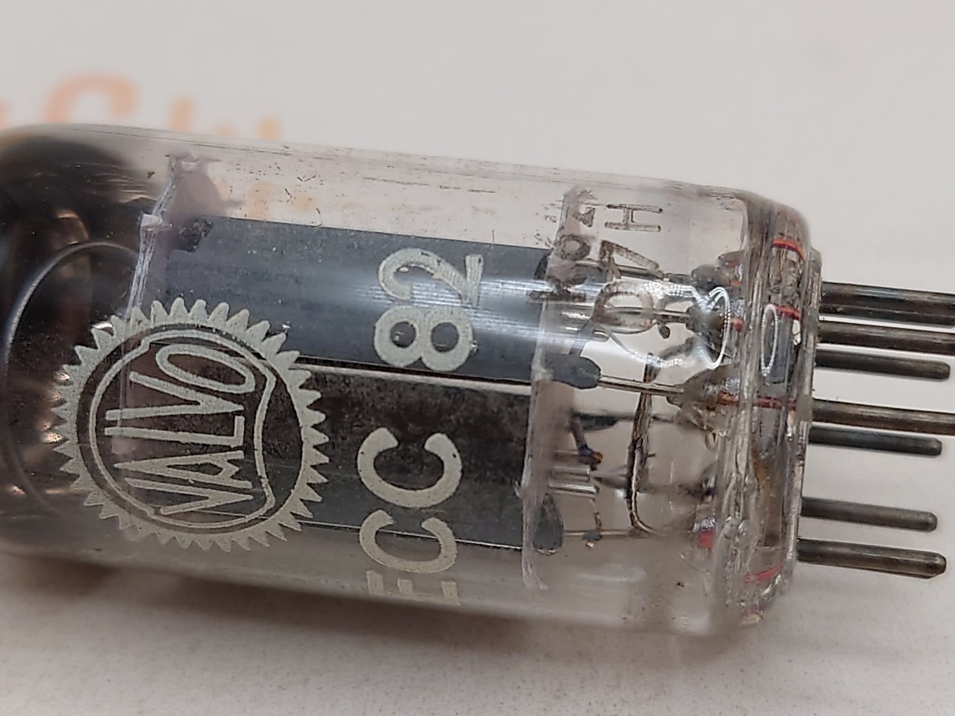 Valvo ECC82 12AU7 vacuum tube with O-Getter and Long Plates, image 67