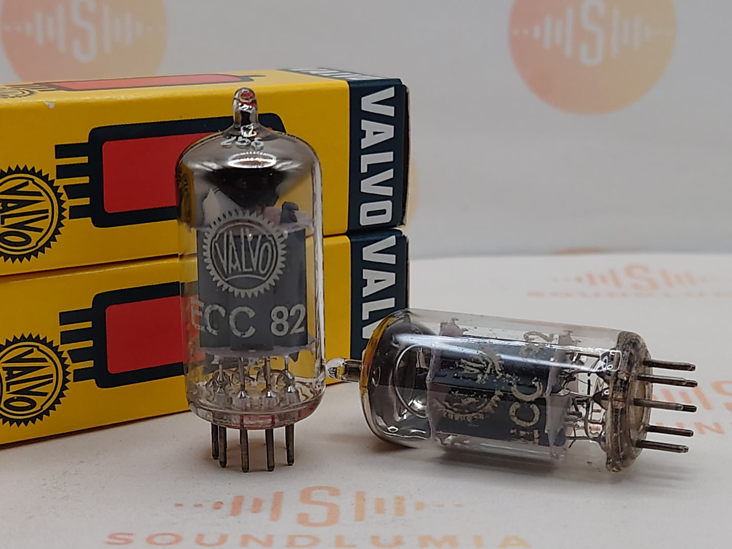Valvo ECC82 12AU7 vacuum tube with O-Getter and Long Plates, image 72