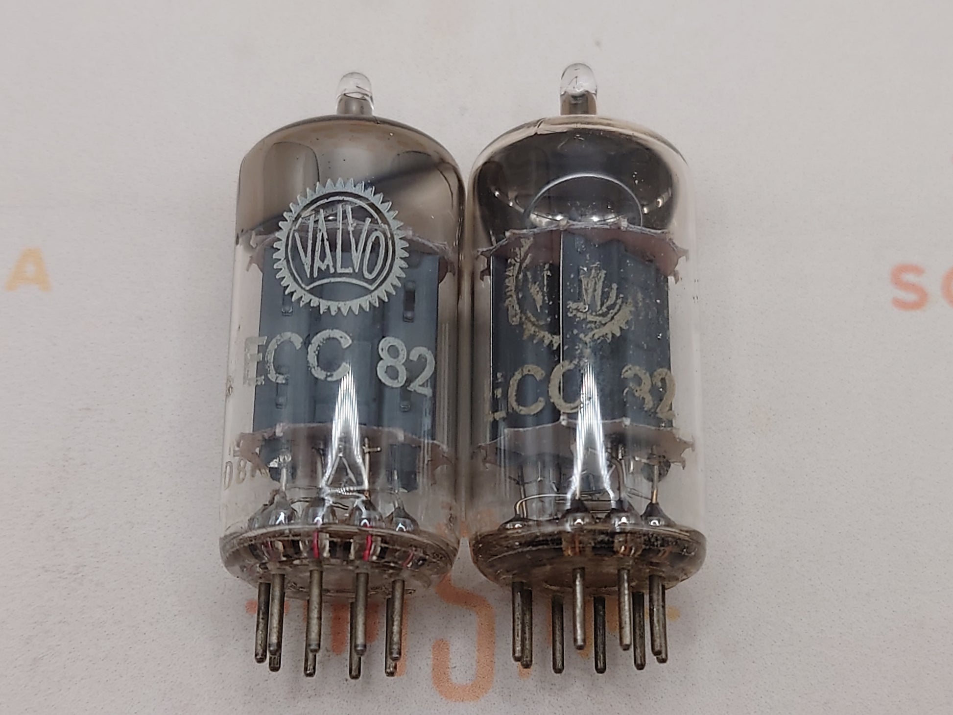 Valvo ECC82 12AU7 vacuum tube with O-Getter and Long Plates, image 73