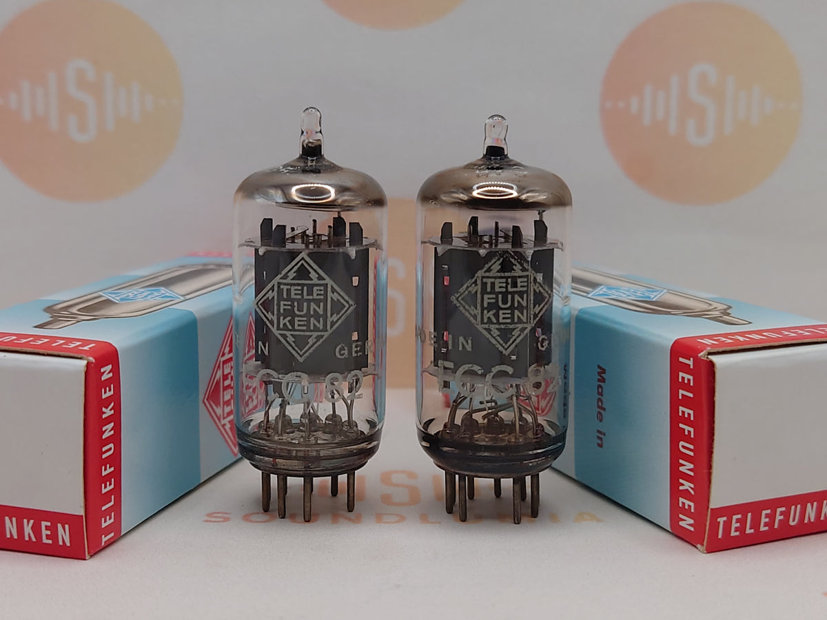 Telefunken ECC82 12AU7 Smooth Plates Berlin