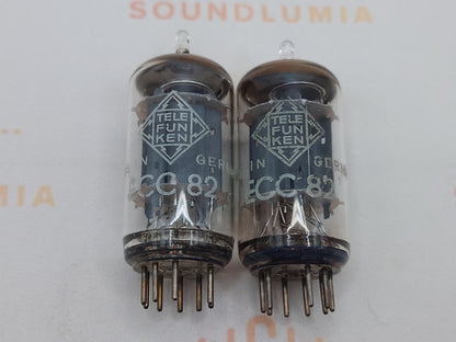 Telefunken ECC82 12AU7 Smooth Plates Berlin