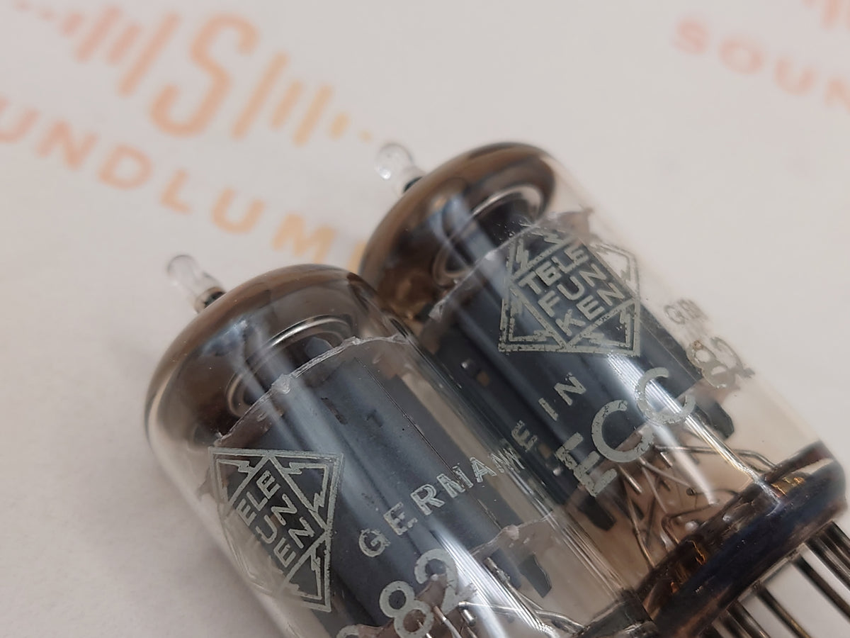 Telefunken ECC82 12AU7 Smooth Plates Berlin